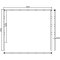 Height restriction barriers | stationary | fixed, 70 x 70 mm, for casting in concrete | total width: 3000 mm | clear height: approx. 2000 mm
